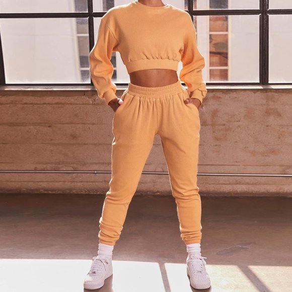 Women's Crop Top and Jogger … - Picture 4 of 5